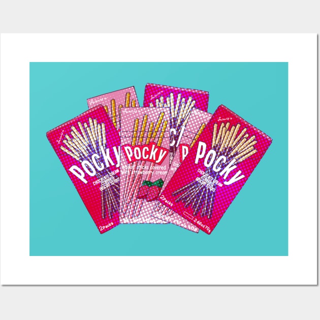 Pocky sticks Wall Art by AnGo